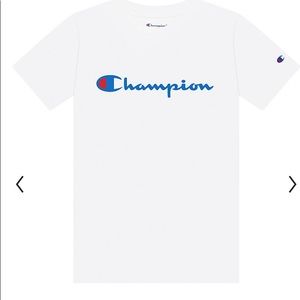 Champion Logo Youth Performance T-Shirt Size Medium NWT